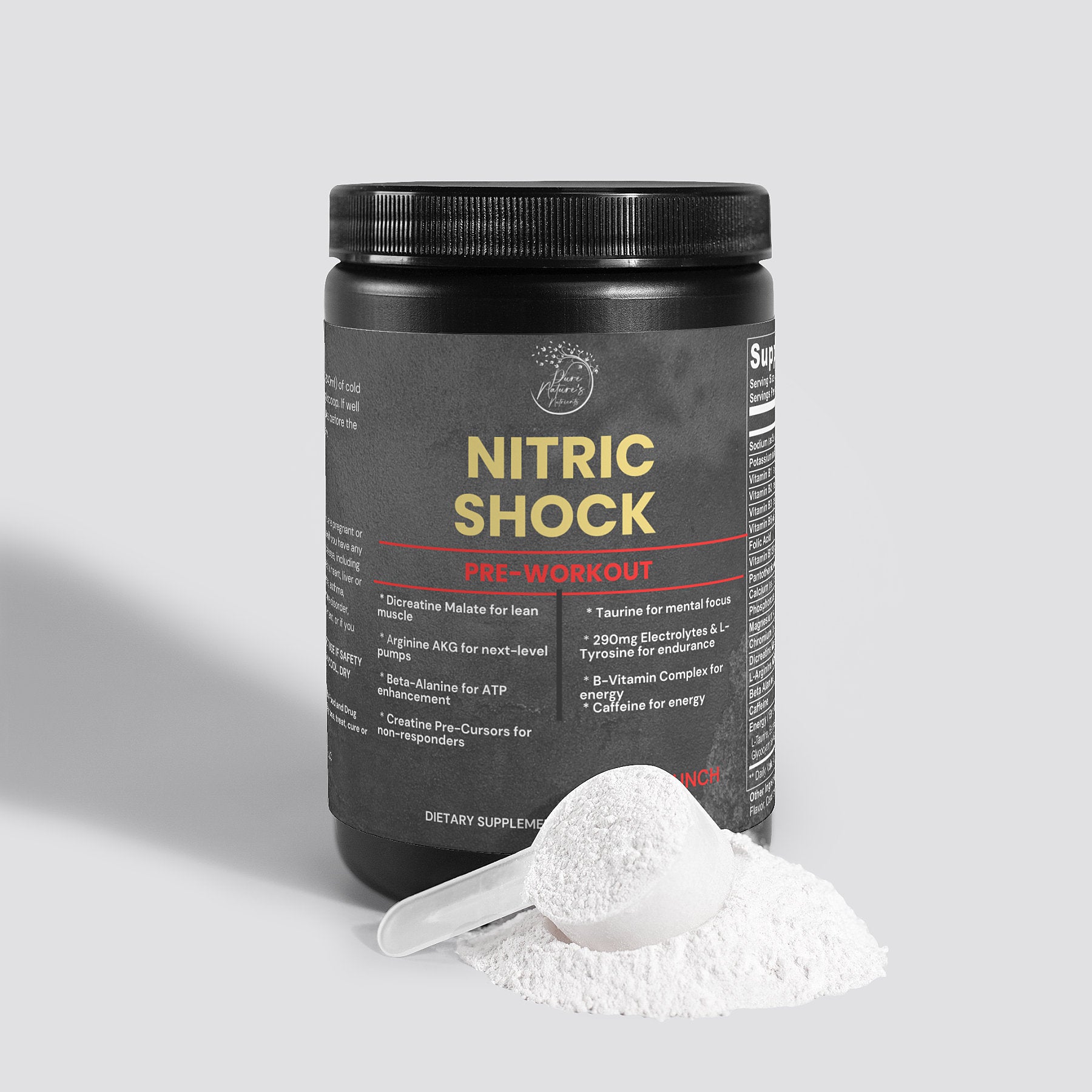 Nitric Shock Pre-Workout Powder (Fruit Punch)