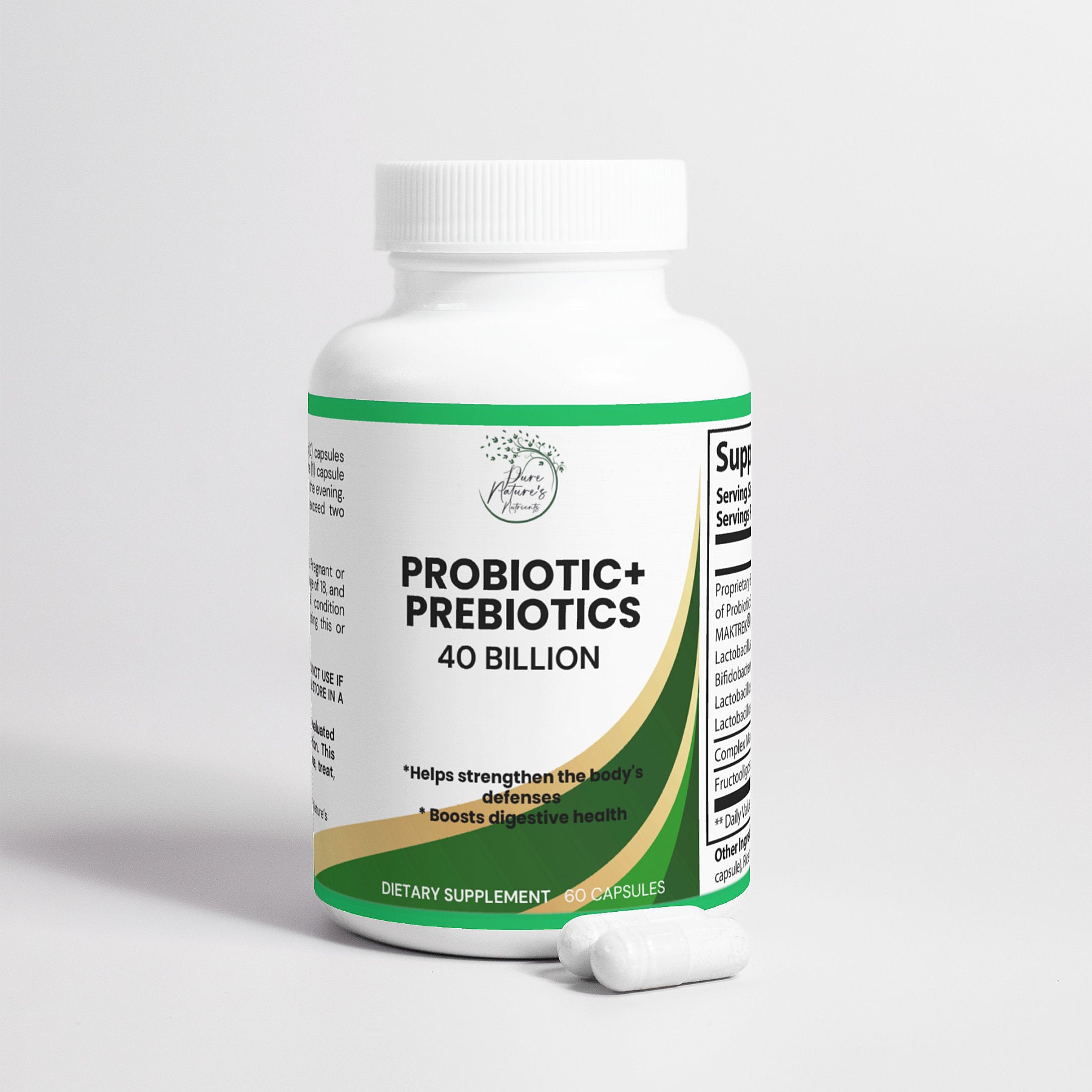 Probiotic 40 Billion with Prebiotics